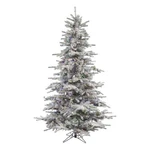 Vickerman 78" Sierra Fir Multi-color Led Artificial Christmas Tree In White. Fixed Price $337.20.