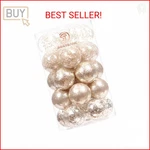 Sea Team 70MM/2.76" Shatterproof Clear Plastic Christmas Ball Ornaments, Transpa. Fixed Price $35.40.