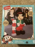 Disney Inflatable Christmas Mickey Mouse Caroler. Fixed Price $90.00.