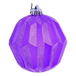 Vickerman 5" Glitter Faceted Ball Ornaments In Orchid Purple (set Of 3). Fixed Price $33.99.