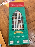 New Vintage Trim Home 25 Multi Color Outdoor C9 Christmas Light Set. Fixed Price $25.00.