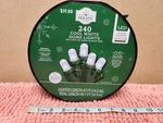 Holiday Time Christmas Lights 240 Cool White Dome Led Green Wire 49.1'. Fixed Price $17.99.