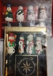 4+4 Christopher Radko Snowman Pate Knives Cheese Spreaders & Nicholas Square. Fixed Price $18.00.