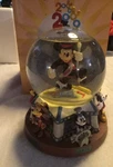 Mickey Mouse Collectable Millenium Water Globe Music Box 2000 May Dept. Store. Fixed Price $25.00.