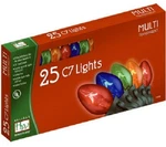 Holiday Wonderland 525-88 Ct Transparent Multi C7 Christmas Light Set. Fixed Price $36.90.