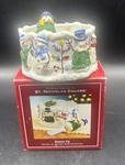 Nicholas Square Button Up Snowman Dip Mix Set Bowl & Spreader Christmas. Fixed Price $15.99.