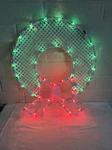 Impact Plastics Lighted Christmas Wreath Indoor Outdoor Decoration. Fixed Price $14.94.