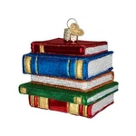Stack Of Books Ornament. Fixed Price $24.99.