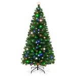 Best Choice Products 7FT Pre-lit Fiber Optic Artificial Christmas Pine Tree. Fixed Price $201.00.