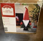 Gnome Christmas Tree 3' Unlit Indoor Use Artificial Boots Box. Fixed Price $35.00.