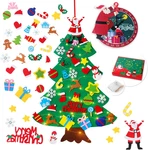 Felt Christmas Tree For Toddlers, 3.2FT My First Kids, 34 Orn. Fixed Price $24.49.