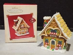2002 Hallmark Keepsake Gingerbread Cottage Magic Ornament Lights & Fragrance. Fixed Price $17.77.