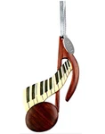 2026 Music Christmas Ornament High Quality Two-tone Wood Piano Teacher Gift. Fixed Price $18.99.