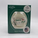 Christmas Holiday Swarovski Ornament Crystal Hand Applied Thank You Snow Much. Fixed Price $15.00.