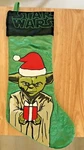 Disney Star Wars Jedi Yoda 20" Christmas Stocking. Fixed Price $19.99.