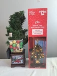 Holiday Style Vintage Pre Lit Christmas Tree 24" Lighted Base (red Truck Design). Fixed Price $19.99.