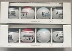 2 Boxes Hearth & Hand With Magnolia Ceramic Ornaments/christmas Balls. Fixed Price $19.96.