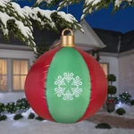Gemmy Christmas 27.17 Hanging Red & Green Ball Ornament Airblown Inflatable. Fixed Price $59.99.