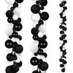 Yuxung 2 Pcs Christmas Ball Garland 6 Ft Ornaments Black White. Fixed Price $54.29.