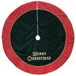 Dyno 48" Red And Green "merry Christmas" Glitter Plaid Tree Skirt. Fixed Price $41.57.