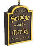 Tree Buddees Christmas Carol Scrooge & Marley Counting House 3.5, Brown. Fixed Price $26.99.