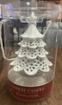 Yankee Candle 2011 Balsam & Cedar Ceramic Christmas Tree Tea Light Holder New. Fixed Price $21.99.