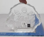 Mikasa Holiday Carolers Glassware Sweet Dish, 8-1/4" No Box. Fixed Price $11.99.