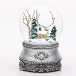 Roman 5.5" Cottage With Tree Glitter Silver Base 100MM Dome Plays I'll. Fixed Price $35.99.