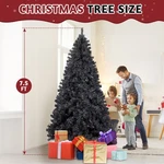 7.5 Ft Artificial Christmas Tree With 400 Lights, Ornaments In/outdoor Holiday. Fixed Price $87.43.