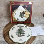 Spode Christmas Tree Cheese Plate/trivet Original Box Nib. Fixed Price $15.00.