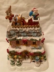 Avon-christmas-a Visit From Santa Tea Light House. Fixed Price $35.00.