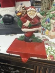 Midwest Cannon Falls Santa Claus Bag Of Toys Christmas Stocking Holder Cast Iron. Fixed Price $28.00.
