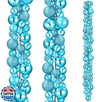 Yuxung 2 Pcs Christmas Ball Garland 6 Ft Ornaments Bulb. Fixed Price $46.99.