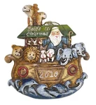 Baby First Christmas Noah Ark Holiday Ornament Resin 4 X. Fixed Price $10.39.