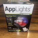 Gemmy Applights Led Projection 61 Effect Lightshow Sparkling Stars Nib. Fixed Price $45.50.