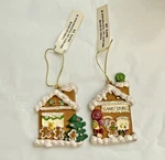 Vtg Ganz Gingerbread House Style Christmas Holiday Ornaments. Fixed Price $9.99.