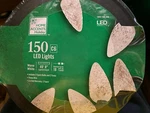 New Home Accents Holiday 51 Ft. 150-LIGHT C6 Warm Whte Reel. Fixed Price $34.99.