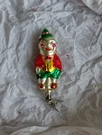 Retired 1996 Inge-glas/owc Bavarian With Hat Clip-on Ornament Germany Htf Evc. Fixed Price $30.00.