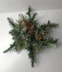 National Tree Company Pre-lit Artificial Christmas Star Wreath, Green, Glittery. Fixed Price $16.99.