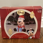 Gemmy Airblown Santa Mickey Mouse Disney 4FT Christmas Yard Decor Inflatable. Fixed Price $48.00.