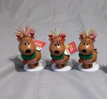 Galerie Christmas Reindeer Candy Dispenser W/sound Stocking Stuffer Set Of 3 New. Fixed Price $24.99.