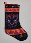 Ruz Marvel Black Panther Knit Christmas Stocking. Fixed Price $7.95.