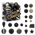 Garveehome 65CT Christmas Balls Ornaments, Shatterproof Plastic Decorative Ba.... Fixed Price $35.22.
