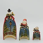 Roman Inc Snowmen Nesting Carolers Set Of 3 Christmas Figurines Religious Decor. Fixed Price $18.95.