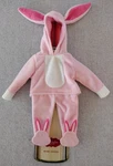 Christmas Story Pink Bunny Outfit Wine Bottle Cover 12" St. Nicholas Square. Fixed Price $16.99.