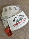Hallops Galvanized Christmas Tree Collar Skirt Extra Large. Fixed Price $35.00.