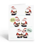 Santas Christmas & Hanukkah Holiday - 12 Cards W/envelopes 6.25"X4.5". Fixed Price $10.99.