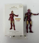 Hallmark Ornament 2010IRON Man Defender Of Justice Lights Up With BUTTON-4-15-33. Fixed Price $18.88.