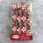 Holiday Living Peppermint Candy Glass Christmas Garland 6FT #0279924. Fixed Price $20.00.