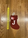 Letter J Wondershop Monogram Mini Christmas Stocking Initial Red Knit Target. Fixed Price $18.99.